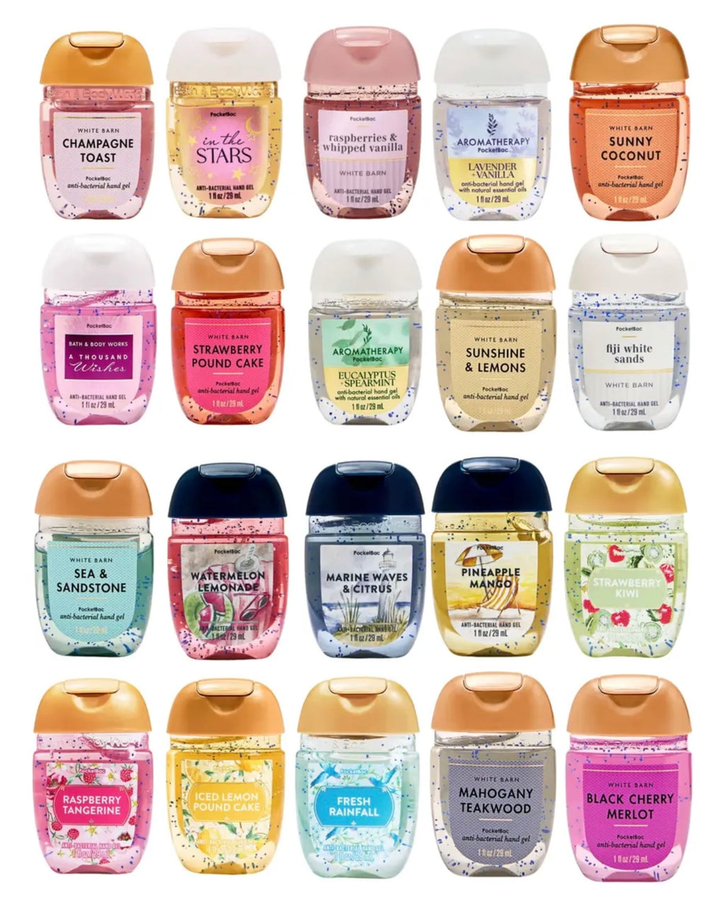 Pack 10 Pz Gel Bath & Body Works