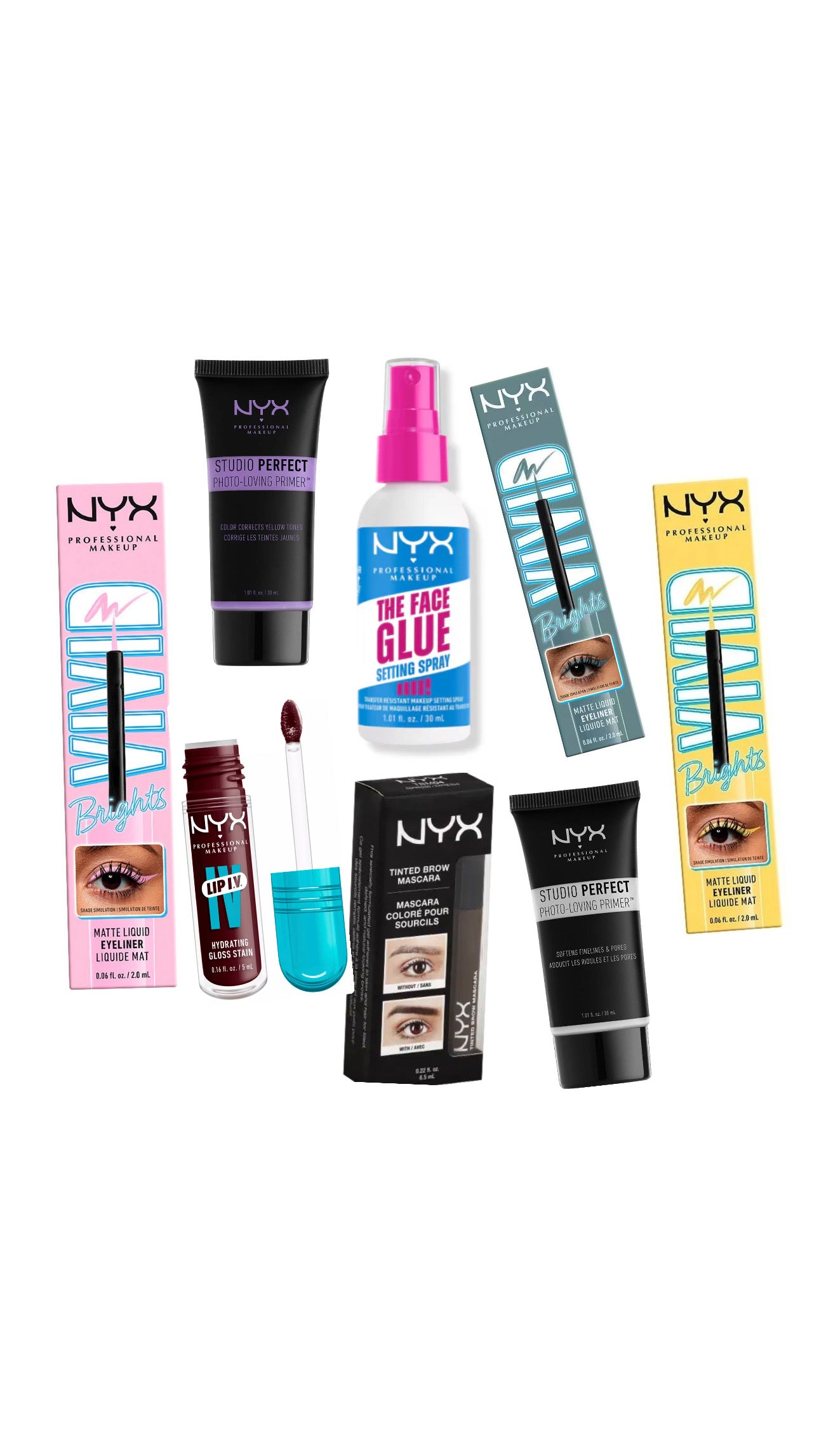 Lote NYX PROFESSIONAL MAKEUP|Surtido (10 piezas)