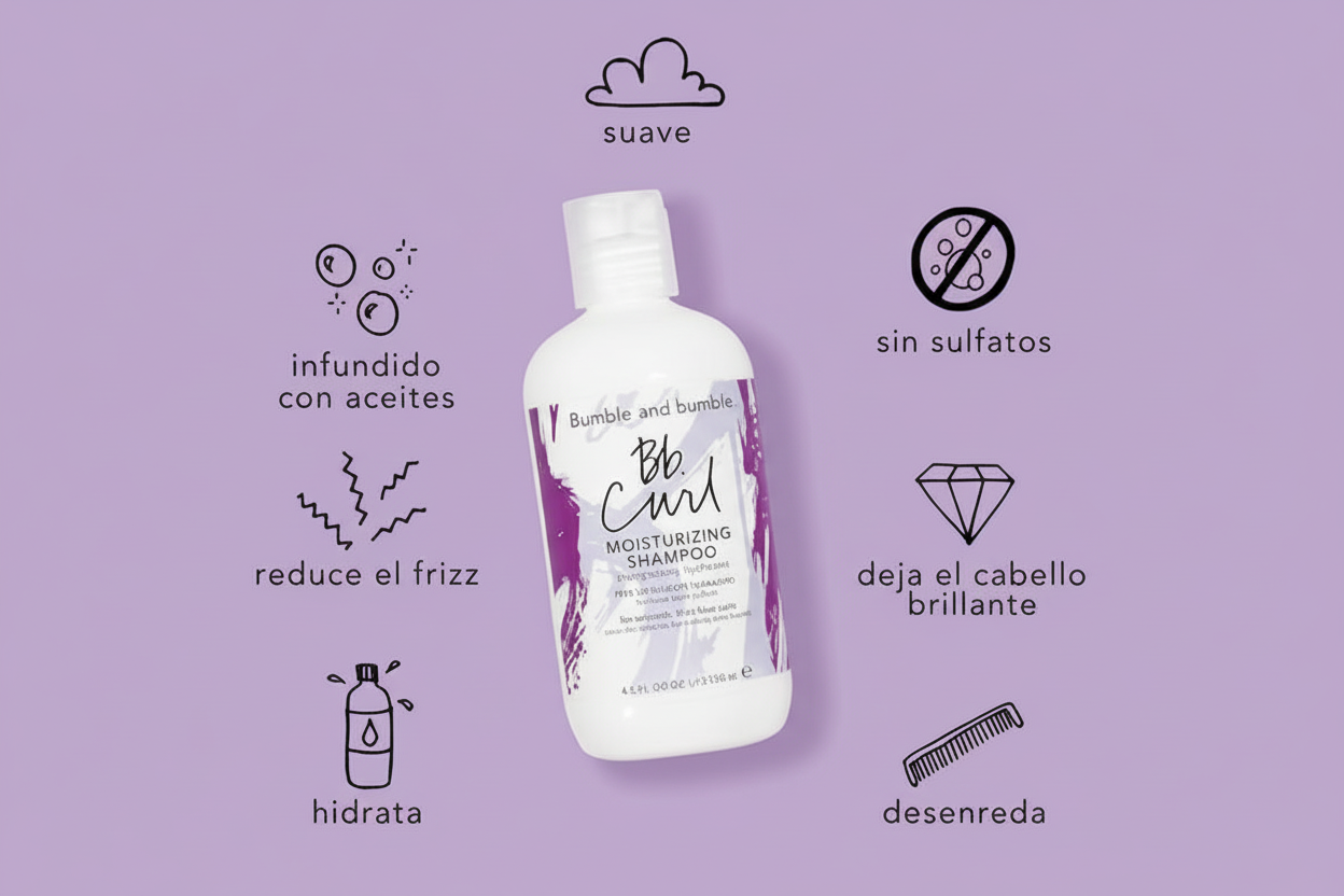 BUMBLE AND BUMBLE
Curl Moisturize Shampoo (Shampoo Para Rizos)